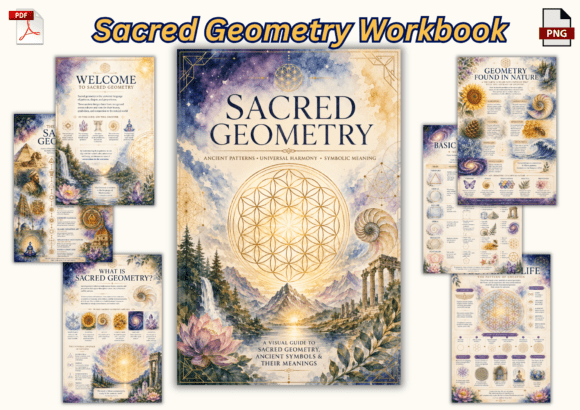 Download Sacred Geometry Workbook - Red Collection