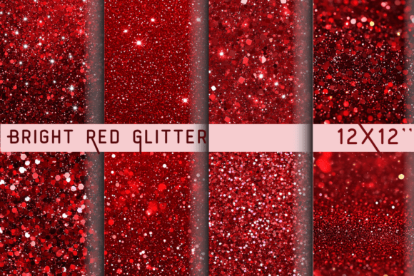Download Bright Red Glitter Background - Premium Bundle