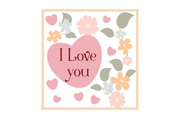 Download Valentines Card, Vintage Ephemera Style - I Love You - Valentines card Collection