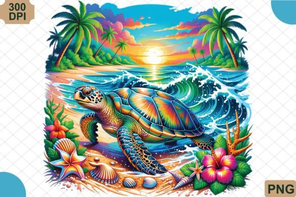 Download Sea Turtle Summer Beach PNG - Premium Resources