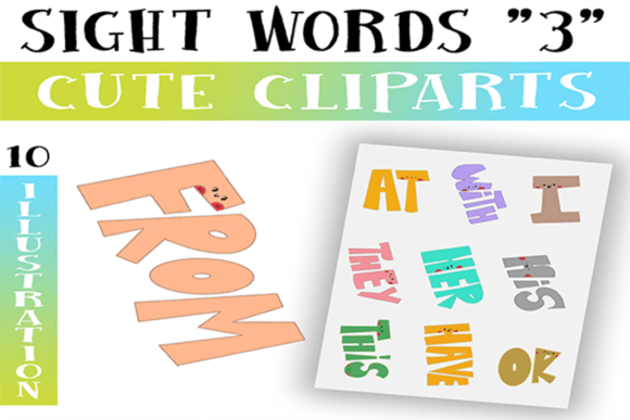 Download Sight Words Cliparts for Commercial Use - Commercial use Collection