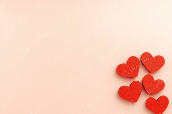 Download Colorful Arrangement of Red Hearts - Red Collection