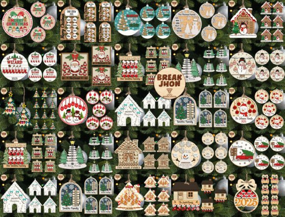 Download Bundle Personalize Christmas Ornament - Christmas Collection