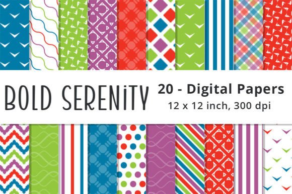Download Blue, Red, Green, &amp; Purple Digital Paper - Red Collection