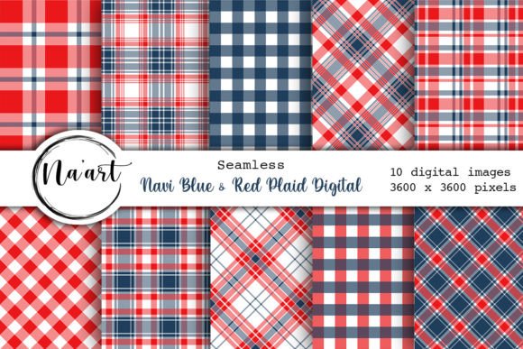 Download Navi Blue &amp; Red Digital Paper - Red Collection