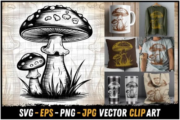 Download Fly Agaric Dream Mushroom Fantasy SVG - Fly Collection