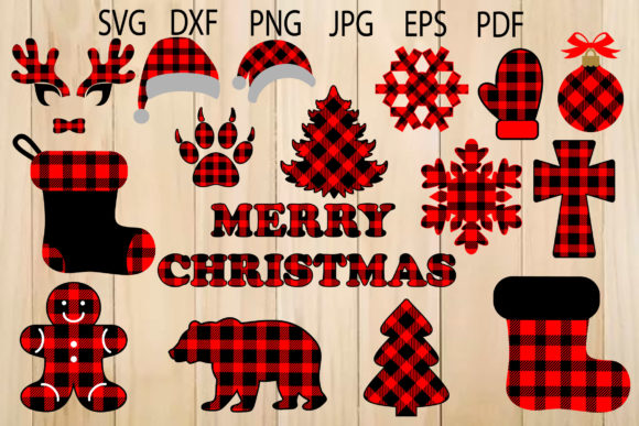 Download Christmas Buffalo Plaid Designs - Christmas Collection