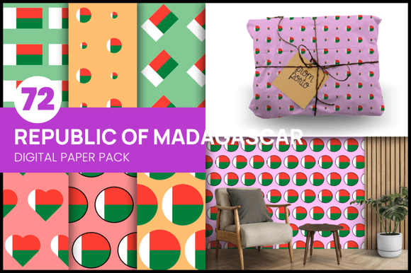 Download Republic of Madagascar Wrapping Paper - Wrapping paper Collection