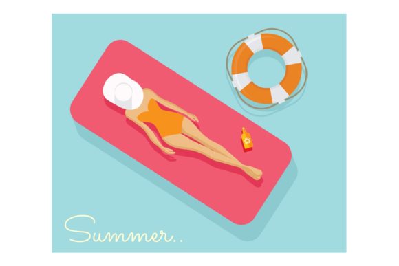 Download Summer Concept - Girl on Beach - Beach Collection