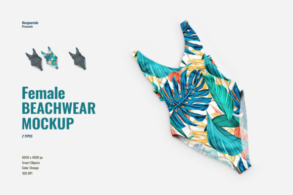 Download Top View Female Beachwear Mockup - Beach Collection