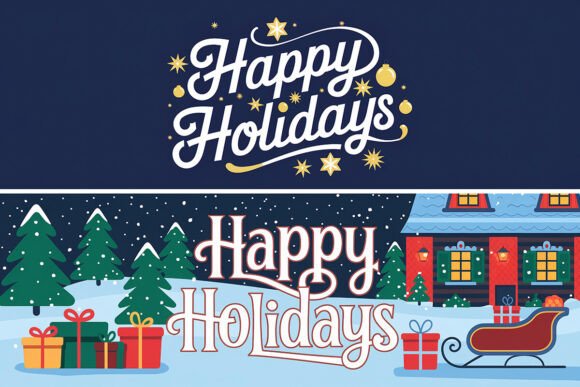 Download Happy Holidays Banner Bundle 3 - Holidays Collection