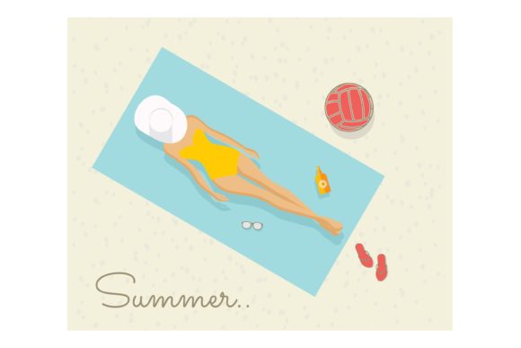 Download Summer Concept - Girl on Beach - Beach Collection