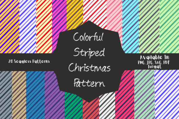 Download Christmas Striped Pattern - Christmas Collection